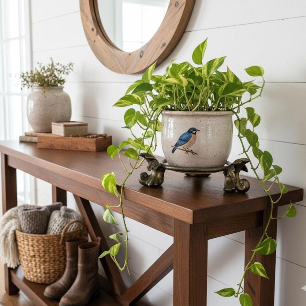 Vintage Rococo Style Plant Pot Stand